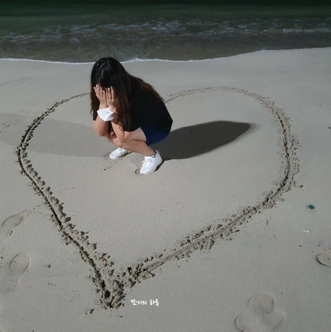  제주도여행, 저녁산책 - 월정리해수욕장