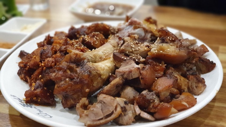  양산서창맛집 - 족발의장인 족장 - 구운족발 맛도리