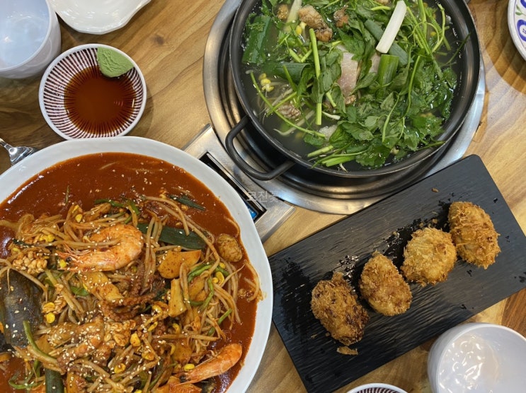  [신중동역 맛집]용아구해물찜(해물찜+아구지리탕+아구튀김 세트)푸짐하고 가성비 대박