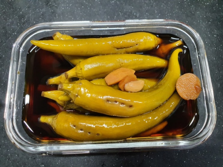  만물상 레시피 간장고추장아찌만들기