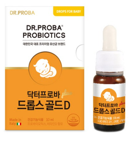  신생아 배앓이 해결! 닥터프로바 드롭스 골드D