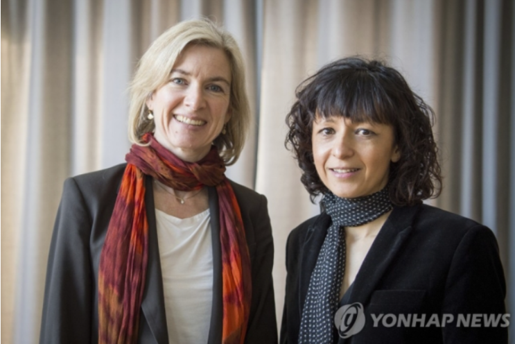  노벨화학상에  '크리스퍼 유전자 가위'개발 여성듀오