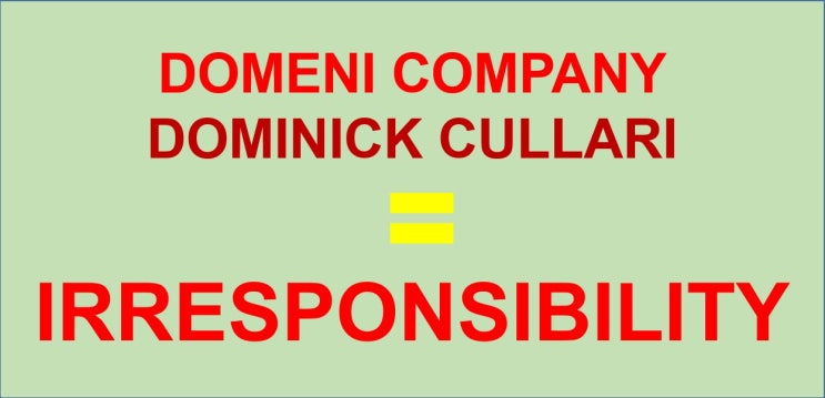 Do Not Believe Dominick Cullari & Domeni Company