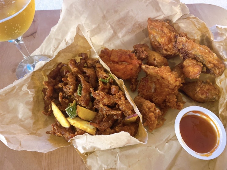 명지맛집/ 명지국제신도시 LH오션타운 쫀득바삭한 닭발튀김이 맛있는 통독상회