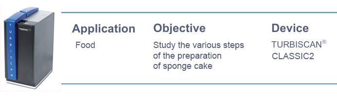 분산안정성 유화안정성 Study of the making of sponge cake2