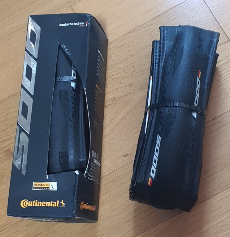  continental 5000(컨티넨탈 5000 타이어) 그리고 오늘의 라이딩
