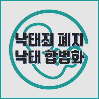  낙태 합법화, 임신 14주 및 먹는약 허용 (낙태죄 폐지)