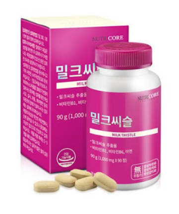  피로한 직장인 간에 대박!!뉴트리코어 유기농 밀크씨슬!!