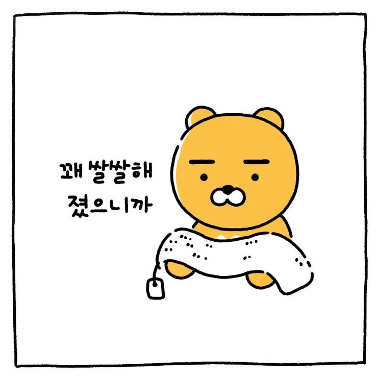  라이언과 춘식이 쌀쌀해진 날씨️ 모두 감기조심하세요!