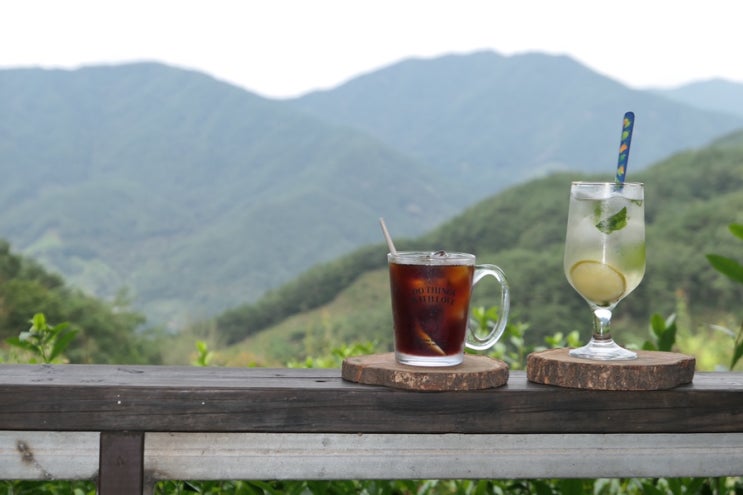  하동카페) 하늘호수차밭카페 힐링하기 최고