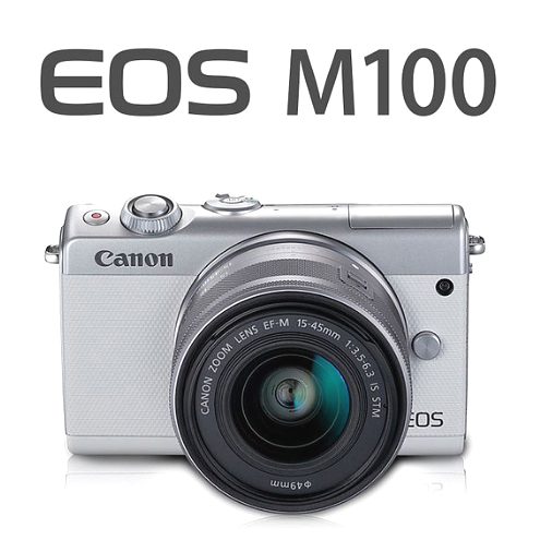 [미러리스 카메라] 캐논 EOS M 100 화이트 + 15-45MM kit