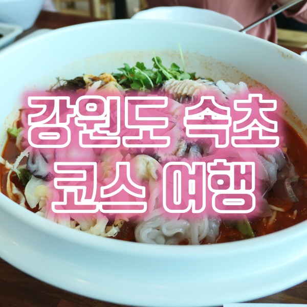  강원도 속초 여행 코스(영금정, 동명항, 만석닭강정, 속초물회)
