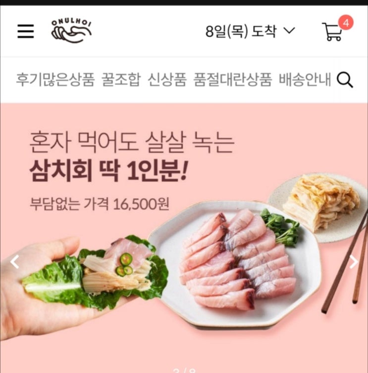  오늘회 990원 신선한 오늘의회 당일배송 먹는법!