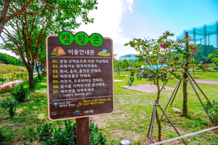  [정보] 서울 캠핑 피칭연습, 가벼운 피크닉하기에 좋은 무료캠핑장