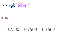  [matlab] rgb color