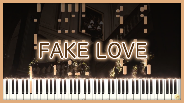 [방탄소년단(BTS) - FAKE LOVE] 포핸드/듀엣 피아노커버 악보 다운로드