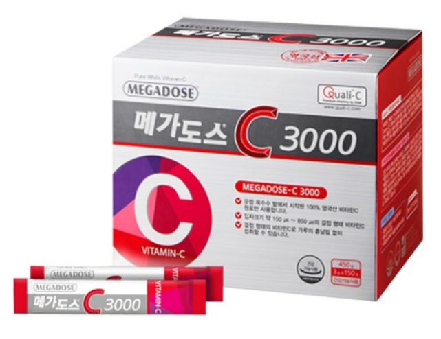  피로를 날려줄 메가도스 고용량 비타민 C3000, 영국산 고려은단 리얼후기