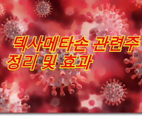  코로나 치료제 덱사메타손 총정리