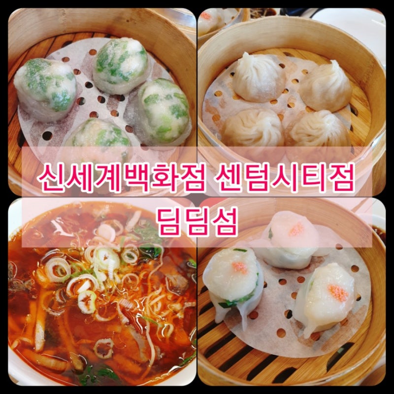 센텀 신세계백화점 센텀맛집 딤딤섬 : 네이버 블로그