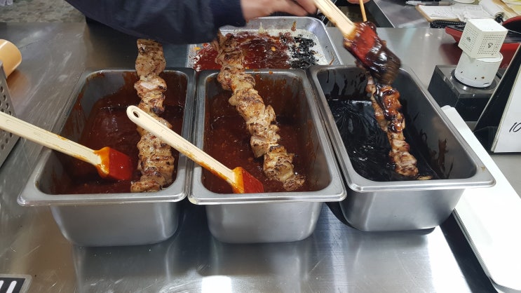  고창 최고 맛집  전통시장  닭꼬치  자꾸 먹고 싶다