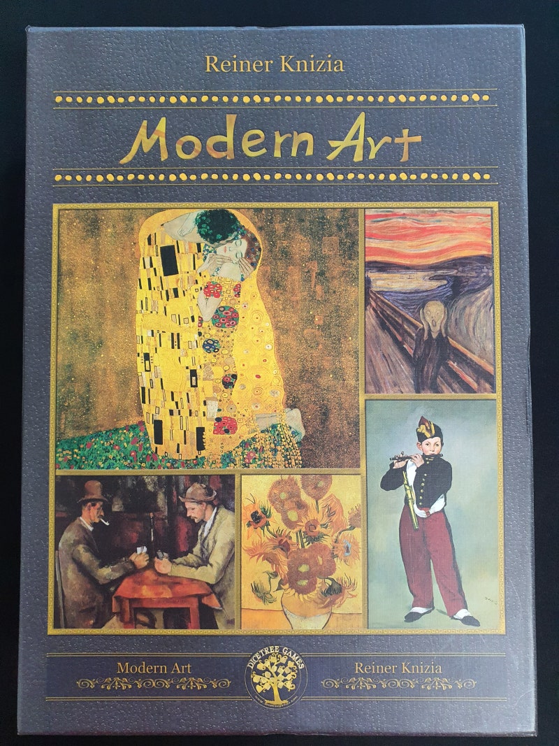 보드게임 모던 아트(MODERN ART) 담기 : 네이버 블로그