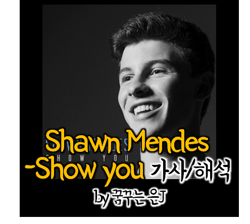 Shawn Mendes - Show you [가사/해석/영상] 10대 감성 팝송 추천