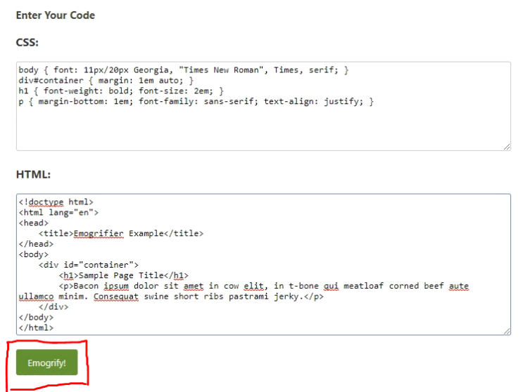 HTML, CSS 소스를 자동 인라인(inline) 변환 - Emogrifier, Premailer HTML, CSS 소스를 자동 인라인(inline) 변환 - Emogrifier, Premailer