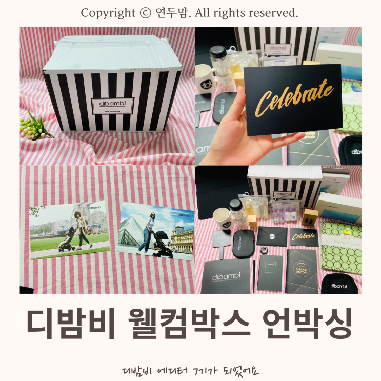 디밤비에디터 7기가 되었어요, 디밤비에디터만을 위한 특별한 웰컴박스 언박싱 개봉기 디밤비에디터 7기가 되었어요, 디밤비에디터만을 위한 특별한 웰컴박스 언박싱 개봉기