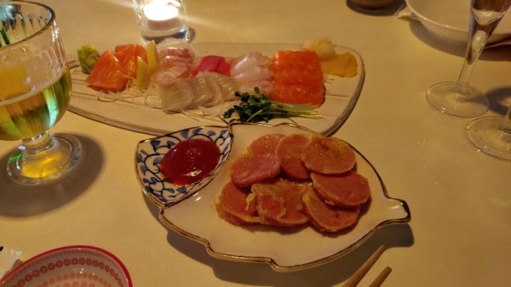  상봉술집 안주 분위기 좋은 곳 / 오마카세 사시미 해물 얼큰 파스타 크림치즈 크래커