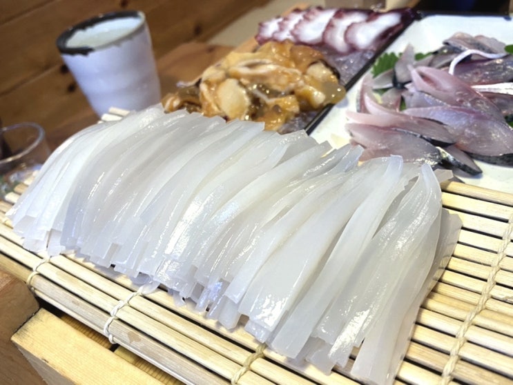  송내역 오징어회 먹으러갔다가, 전어회까지 먹고 왔어요!