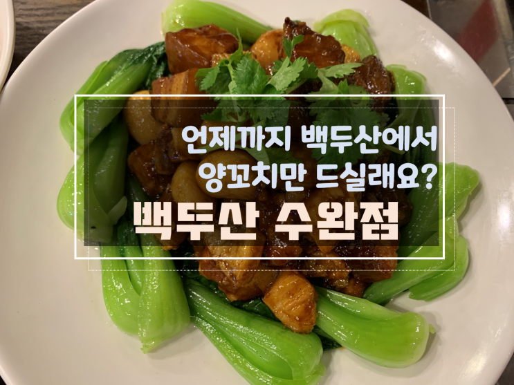 [수완양꼬치정통중국요리맛집] 백두산양꼬치 수완점, 양꼬치 훠궈 맛집 다양한 요리들도 맛있어요