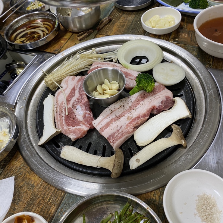  평택 고덕면 그냥 고깃집에서 가족 외식하기