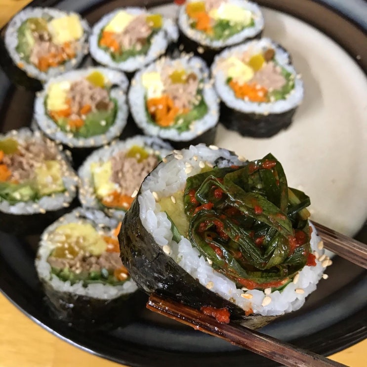 30분 만에 김밥맛있게싸는법 및 김밥 오이 절이기