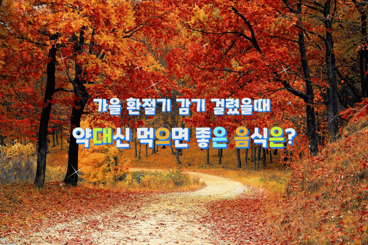 가을 환절기 감기 걸렸을때 약대신 먹으면 좋은 음식은? 가을 환절기 감기 걸렸을때 약대신 먹으면 좋은 음식은?