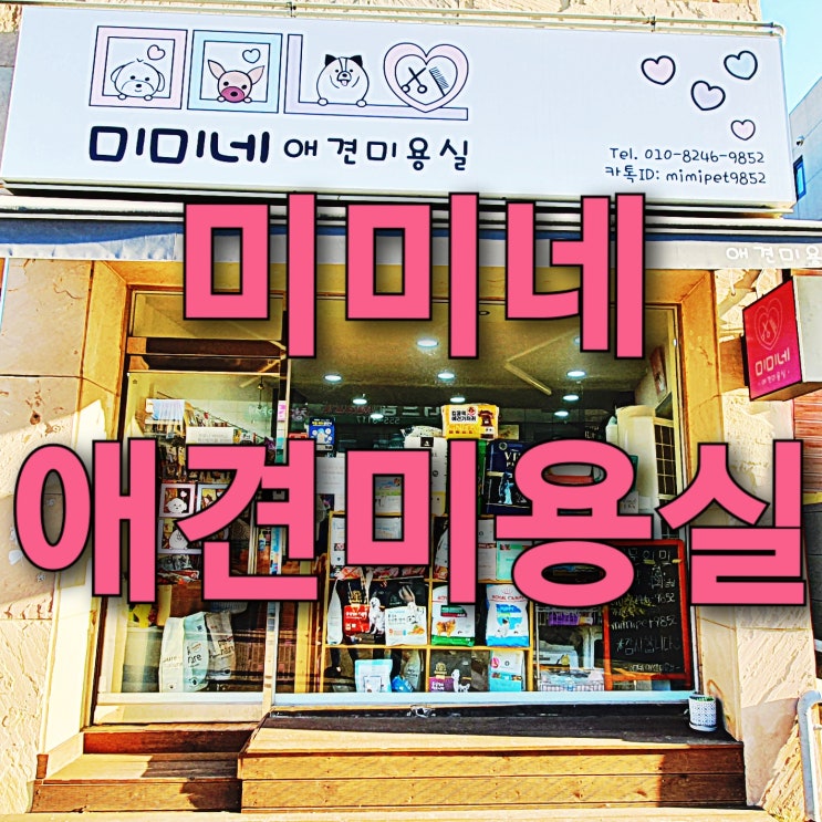 인천 계양구 장기동 미미네애견미용실(애견용품 애묘용품 판매)방문 후기