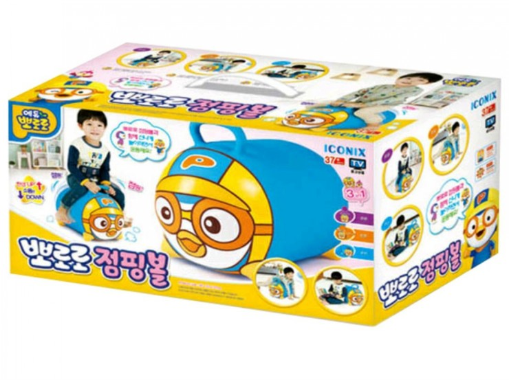  대근육 운동 하기 좋은 뽀로로 유아 점핑볼