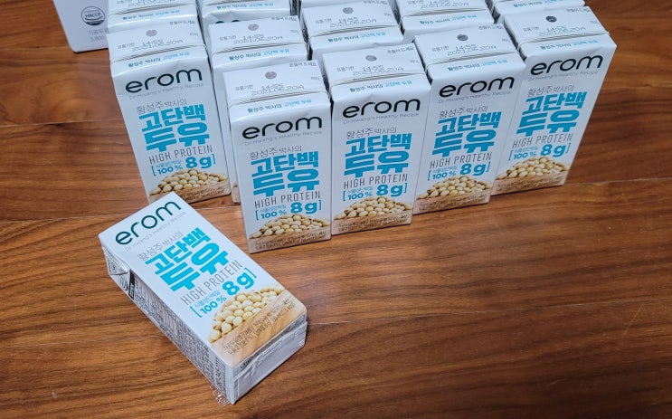  다이어트 간편식 추천 '황성주 박사의 고단백 두유' [erom/하이프로틴/프로틴두유/다이어트식단/다이어트간식/고칼슘두유/국산콩두유]