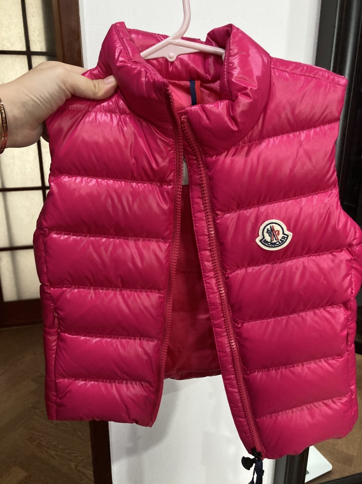 몽클레어 유아 패딩조끼