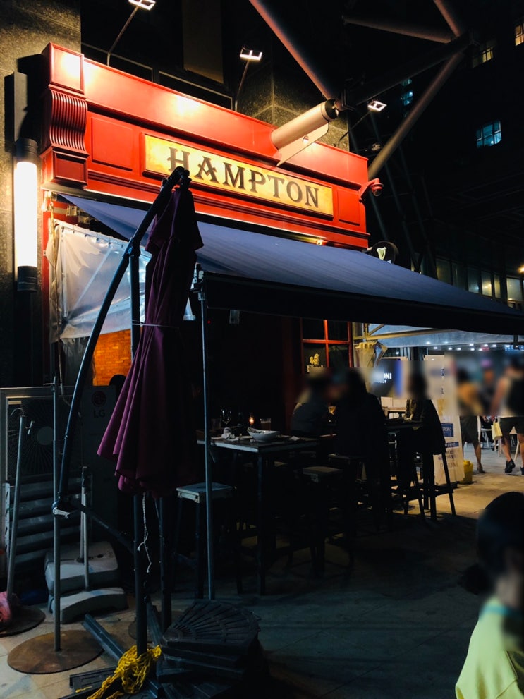  [해운대맥주] 유럽 길거리 펍 느낌의 햄튼 HAMPTON