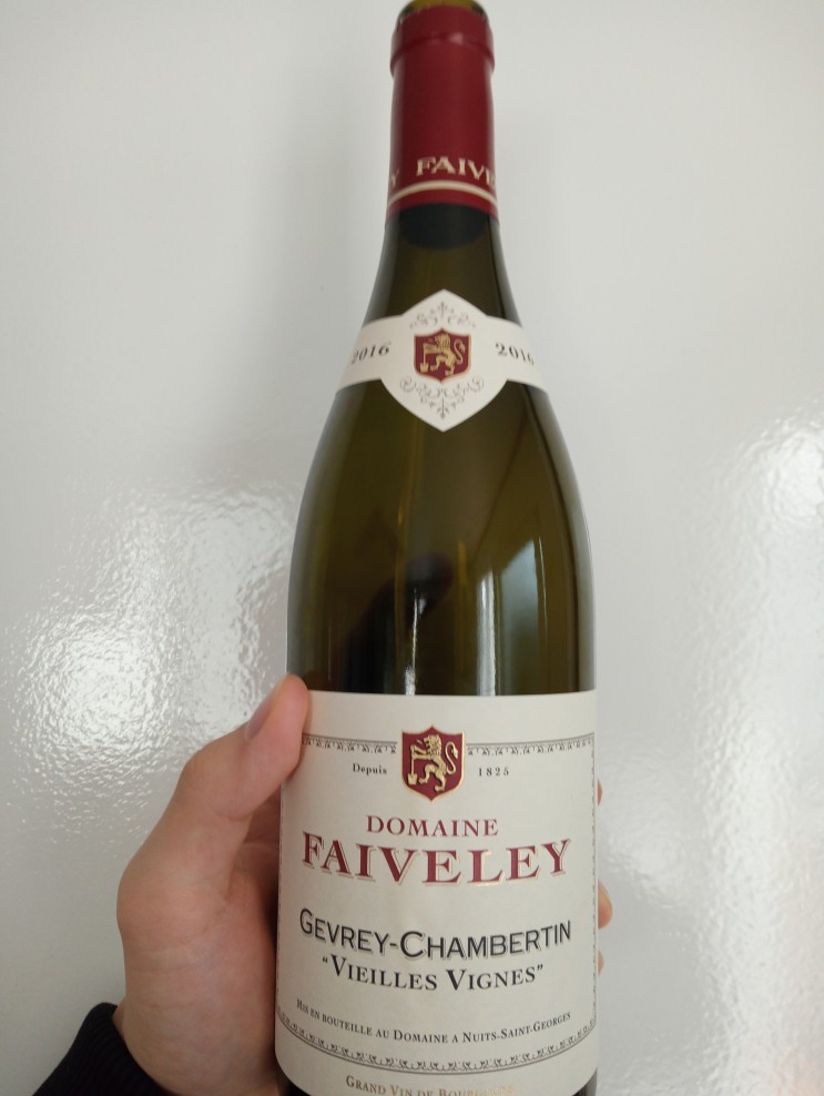 도멘 페블레 지브리 샹베르땅 2016, Domaine Faively Gevrey-Chambertin Viellies Vignes 2016