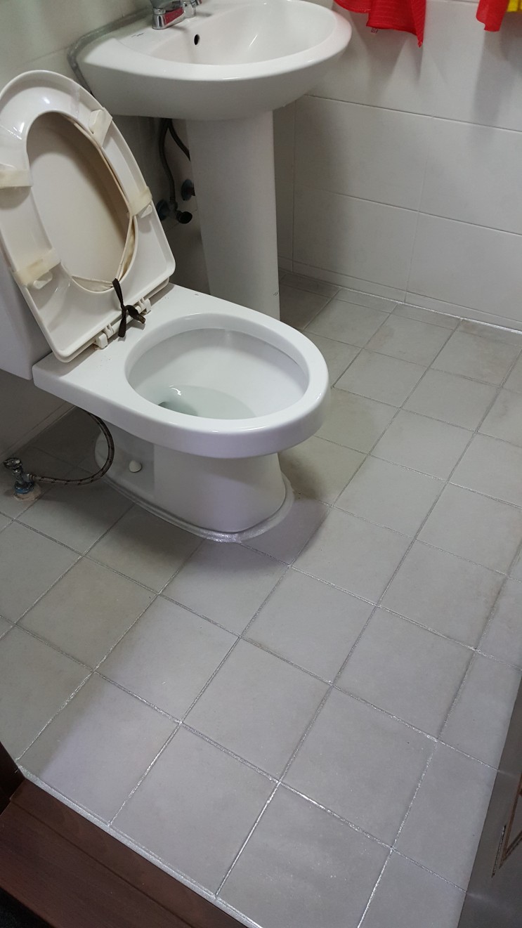 포항구축아파트줄눈시공 곰팡이없는화장실