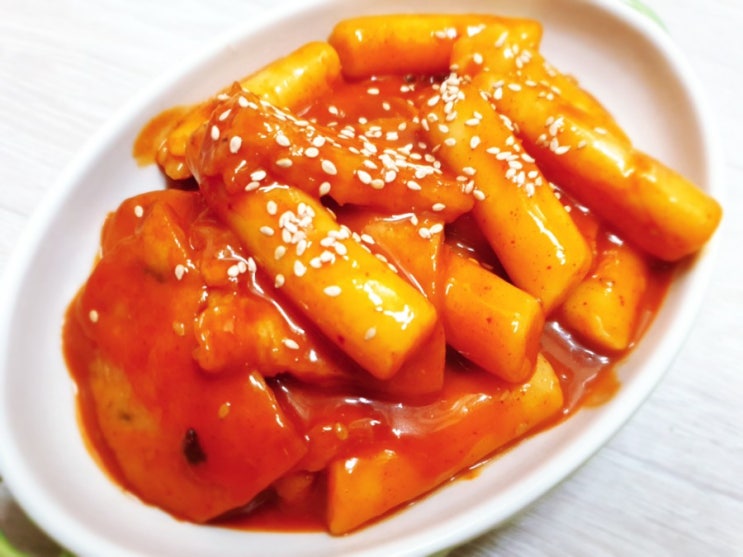  떡볶이 황금레시피 도전! 고추장없이 고추가루로 만드는 떡볶이