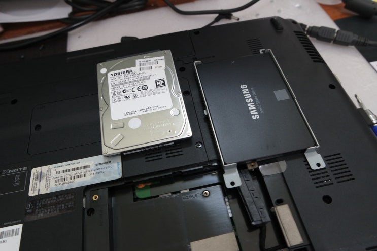  S550-G.AE6BK SSD 업그레이드