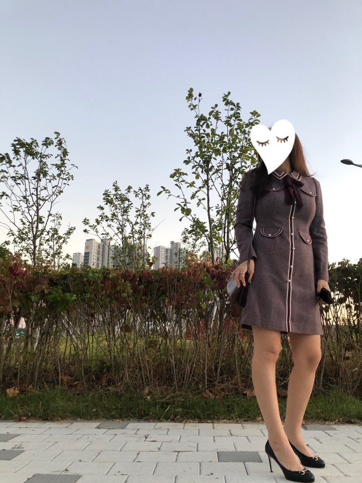 린컴퍼니 패밀리세일 후기 9번째 케네스레이디 트위드 원피스