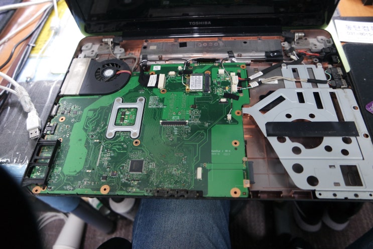  도시바 L500 분해 CPU 청소