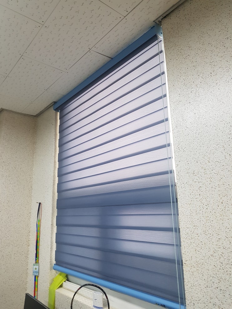  경주 블라인드 커튼 외동중학교 블라인드 설치(세종커텐 경주점)