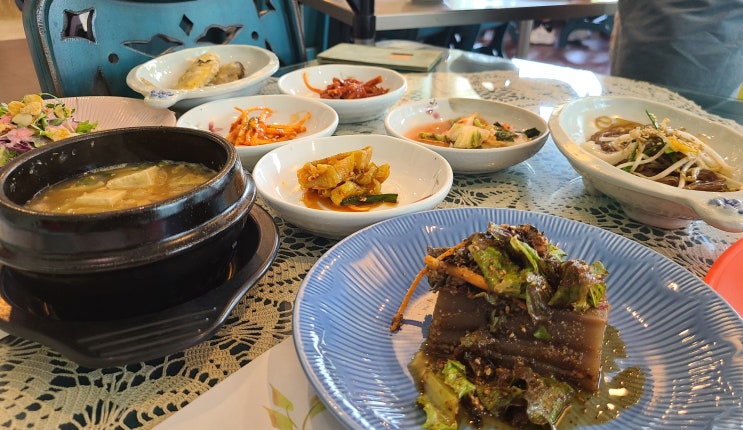 [강화 석모도 맛집] 보문사 근처 가성비 좋은 한정식 코스요리 맛집, 뜰안에정원