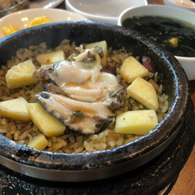  제주라마다근처 아침식사 전복구이 전복돌솥밥