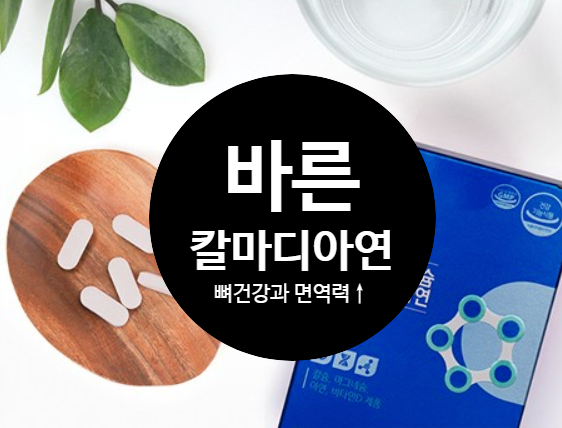  바른칼마디아연 칼슘제 추천
