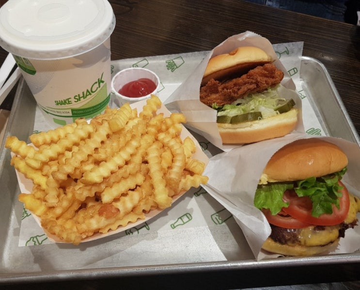 &lt;서울맛집&gt; 서울가볼만한곳 ; 말이 필요없는 쉑쉑버거(shake shack)고터맛집 강남맛집